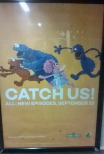 sesame street subway ad