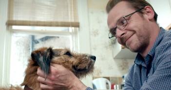 Simon Pegg and Robin Williams