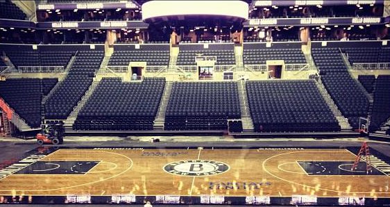 Barclays Center basketball court is looking good for the Brooklyn Nets