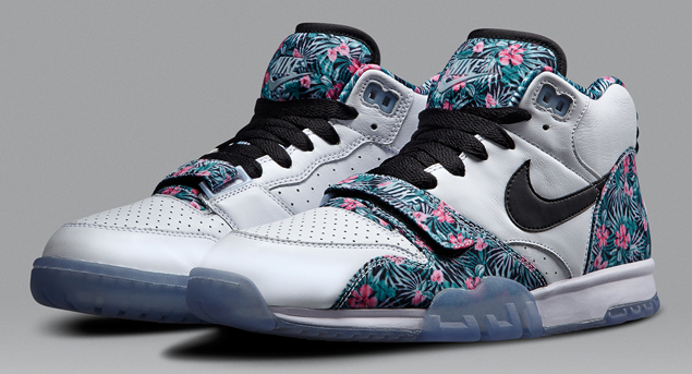 floral nike trainer