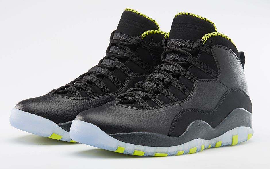 jordan 10 black and green