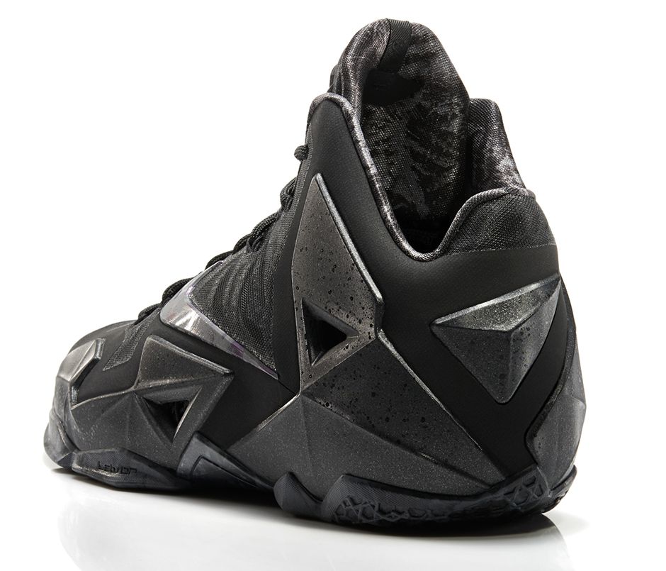 All Black Everything Nike LeBron 11 Anthracite Hardwood and