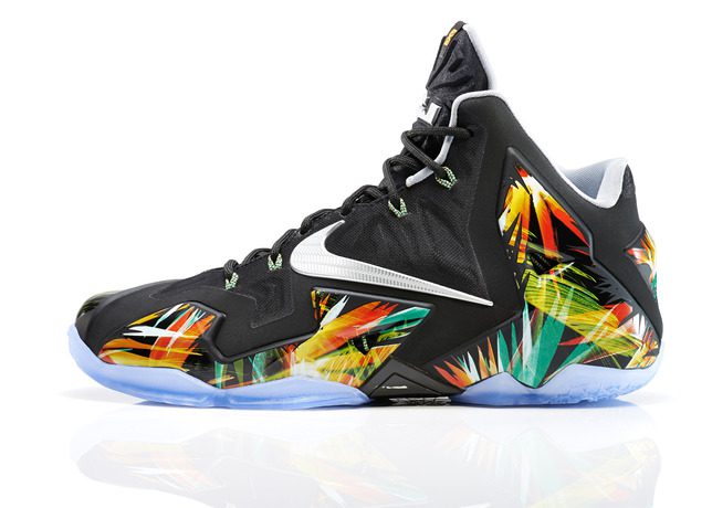 lebron palm tree shoes