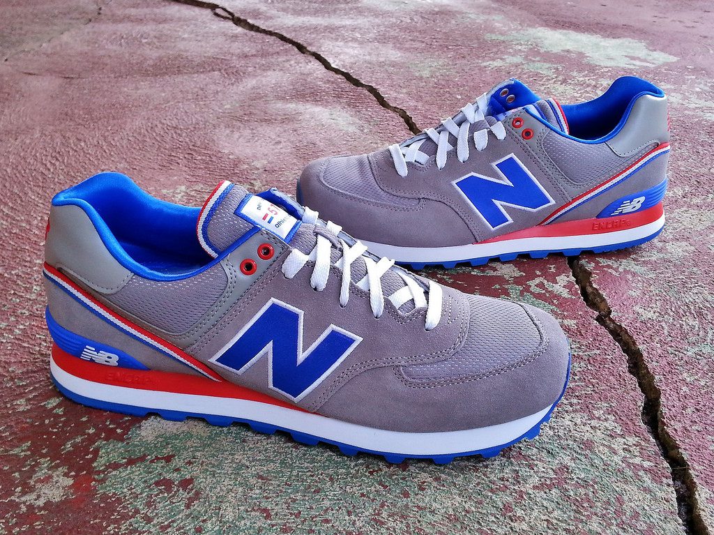 BMF Style Exclusive New Balance 574 Stadium Jacket Hardwood and
