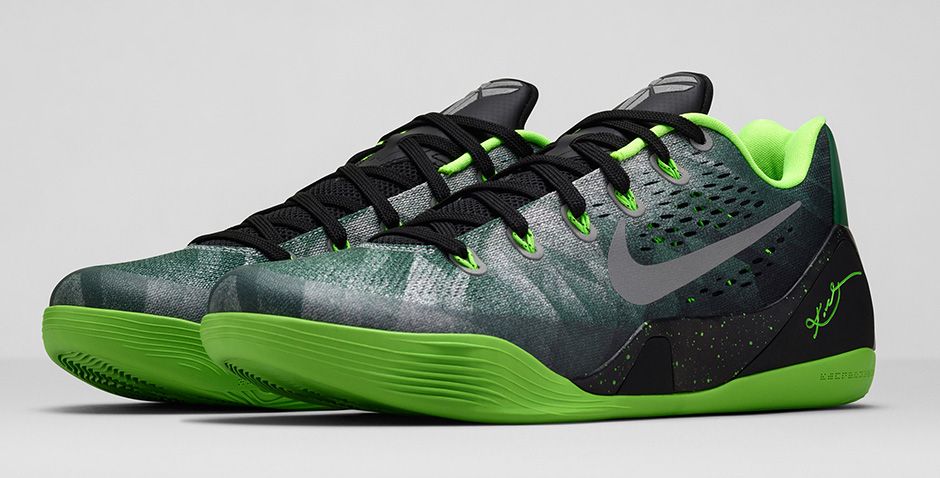 BMF Hoops Nike Kobe 9 EM Premium Gorge Green Hardwood and