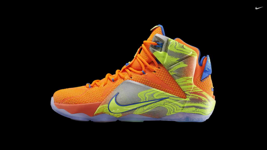 nike lebron 12 multicolor