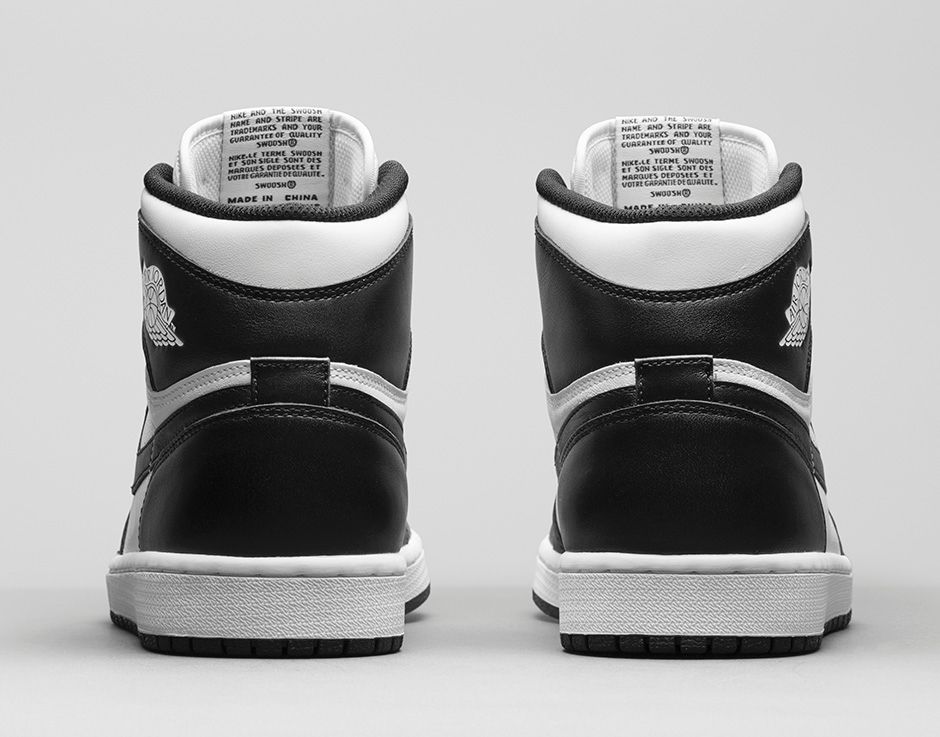 jordan high tops black and white