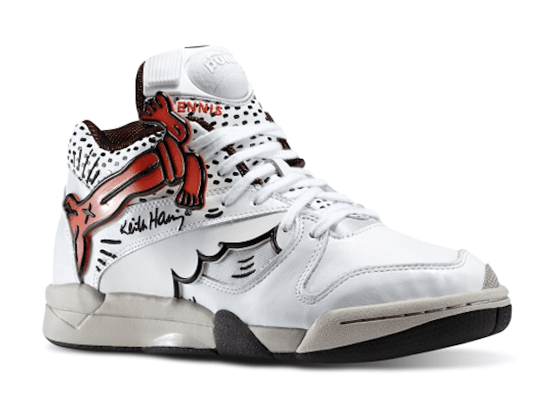 reebok pump keith haring