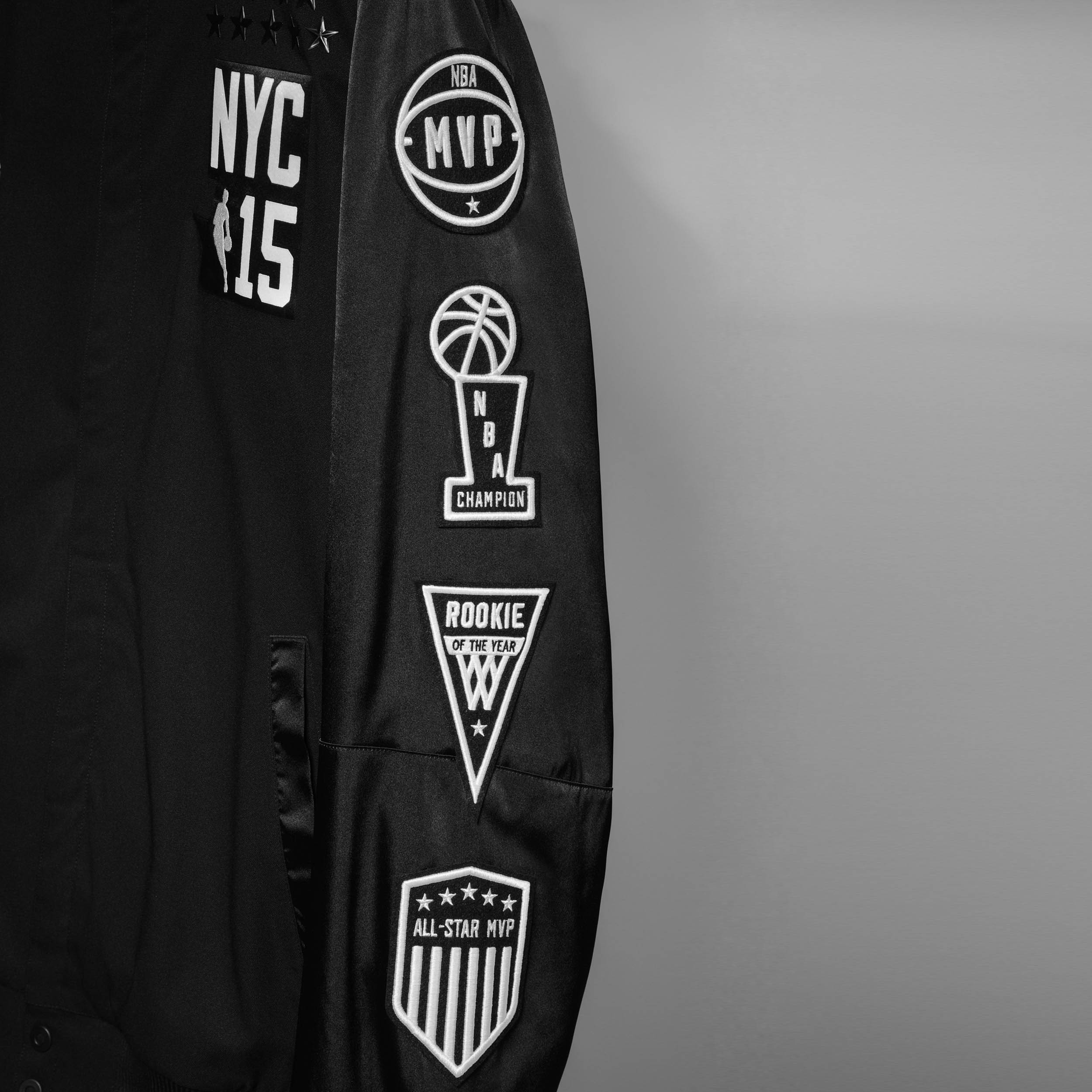 nba all logo jacket