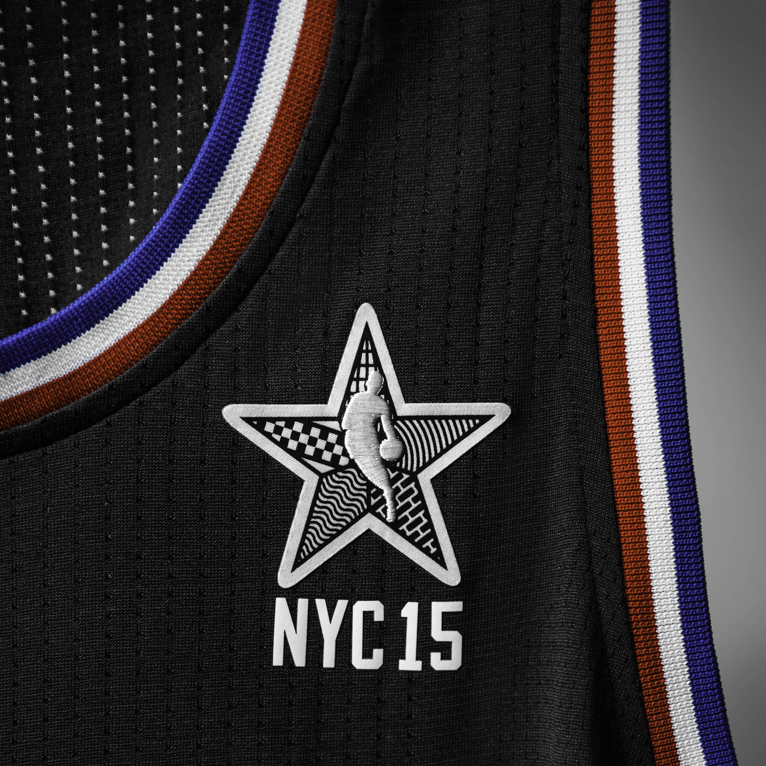 adidas NBA All-Star 2015 West Jersey, Front Patch, Sq