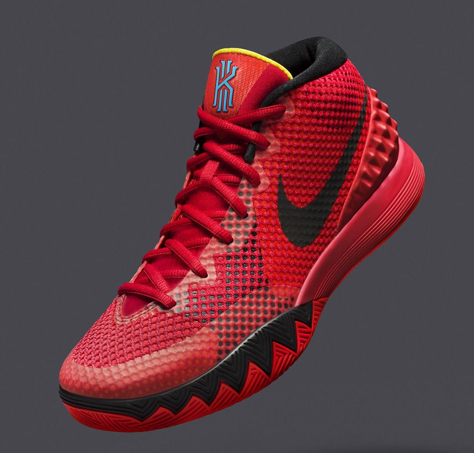 kyrie irving sneakers red