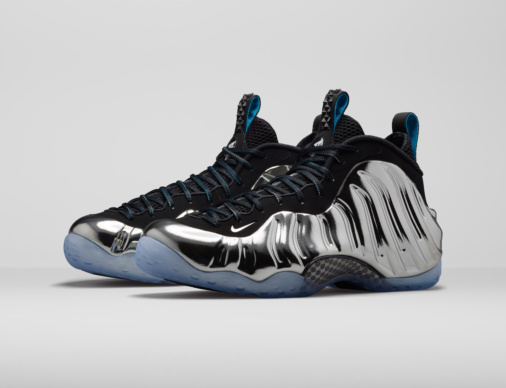 nike foamposite chrome