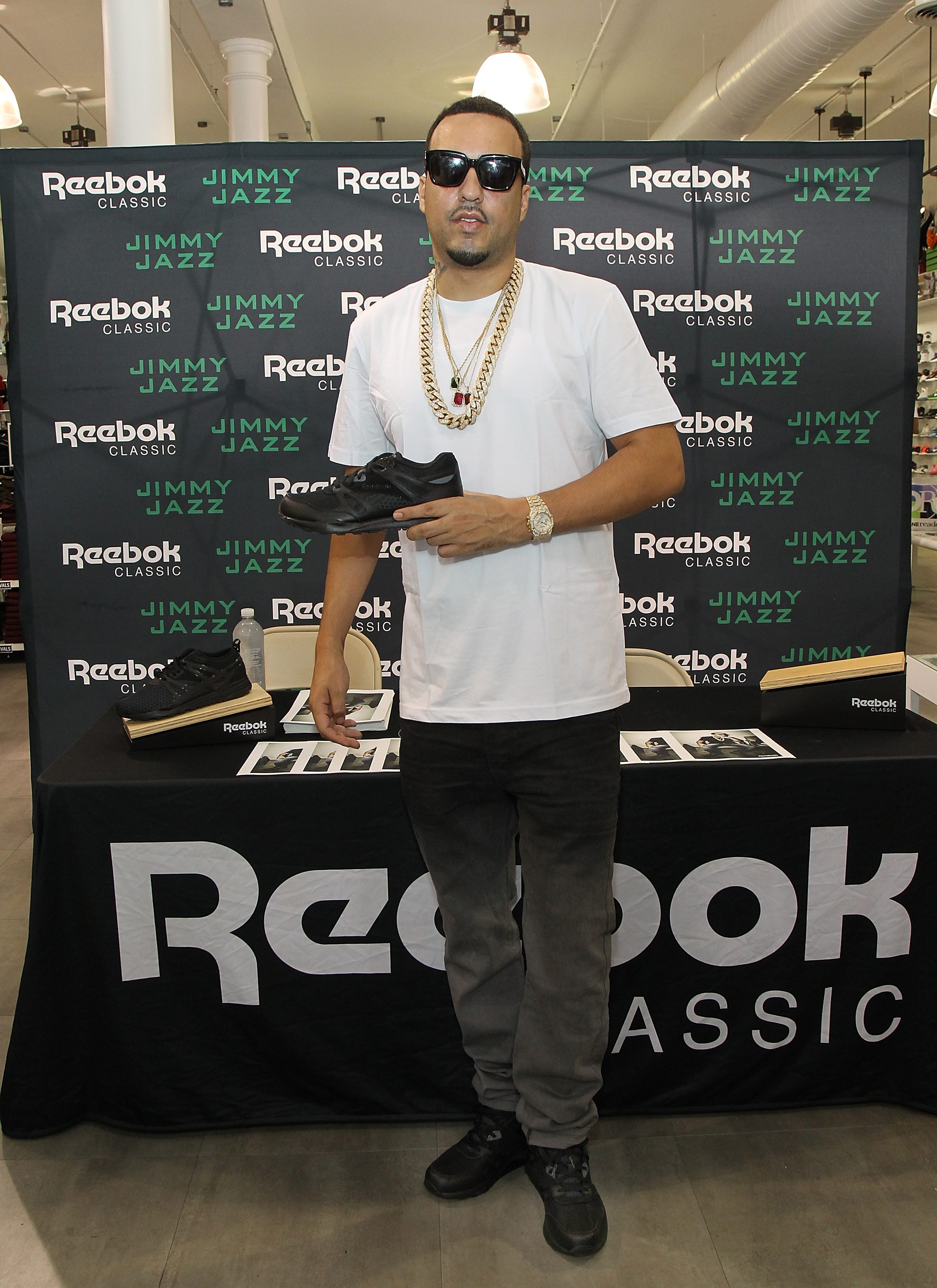 French Montana meets and greets fans for Reebok Classic Ventilator