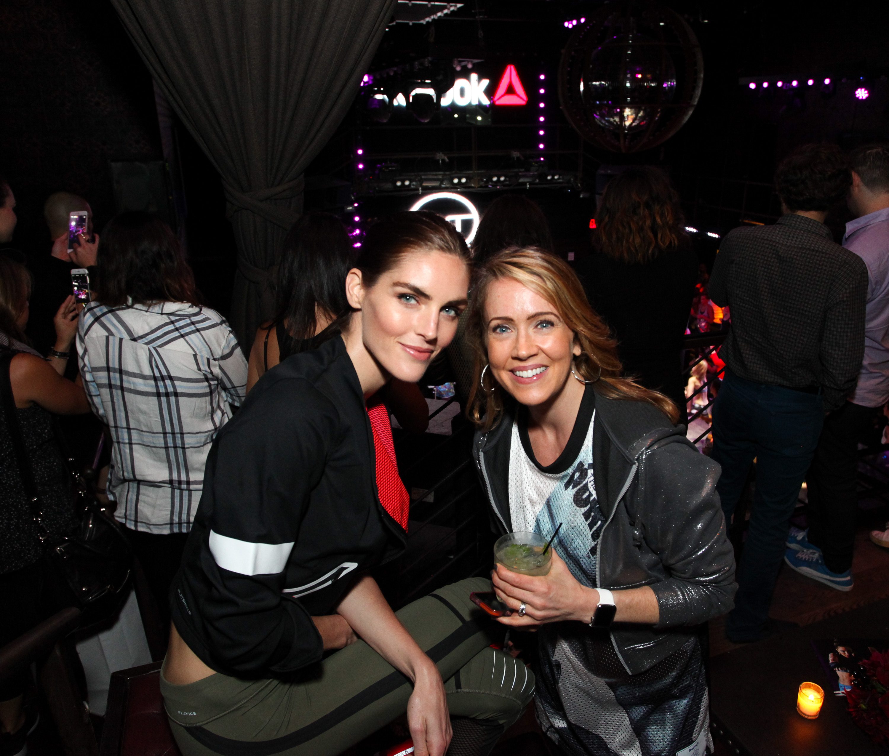 NEW YORK, NY - SEPTEMBER 16: (L-R)Hilary Rhoda and Catherine Marshall attend The Reebok #girlswithgrit Showcase at Marquee on September 16, 2015 in New York City. (Photo by Donald Bowers/Getty Images for Reebok)