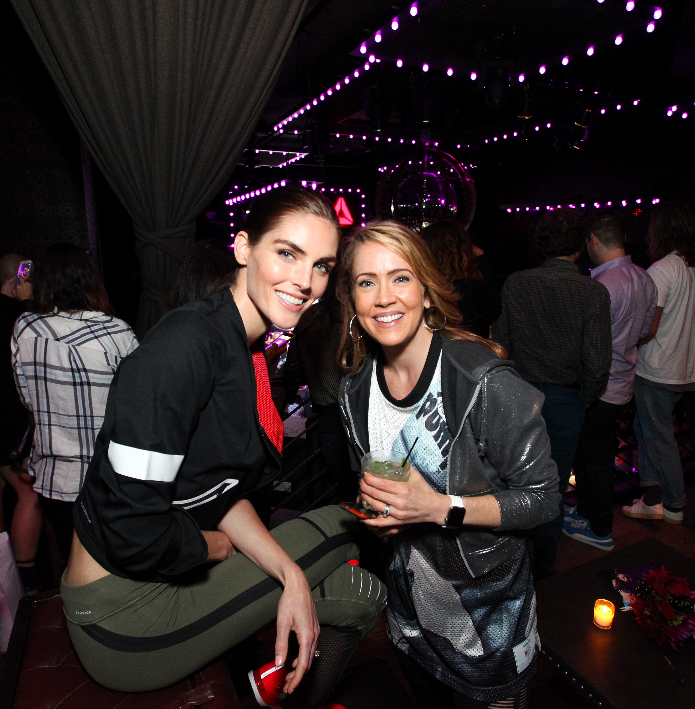 NEW YORK, NY - SEPTEMBER 16: (L-R)Hilary Rhoda and Catherine Marshall attend The Reebok #girlswithgrit Showcase at Marquee on September 16, 2015 in New York City. (Photo by Donald Bowers/Getty Images for Reebok)