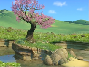 Ant Island from 'A Bug's Life'.