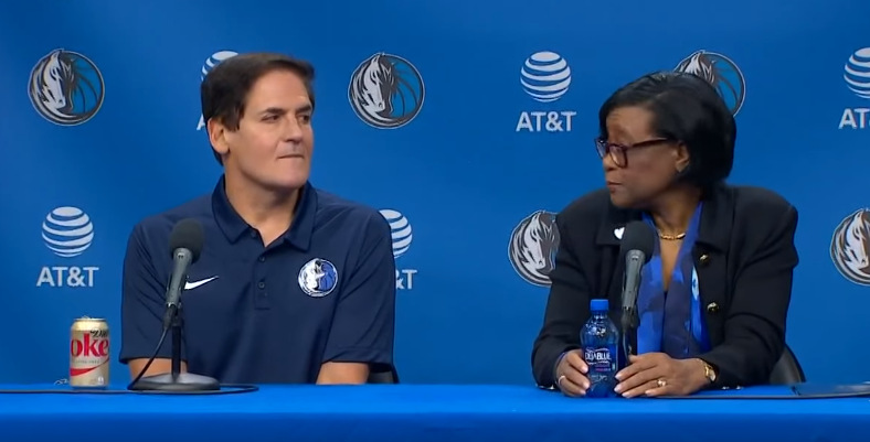 Screen capture courtesy of the Dallas Mavericks/YouTube