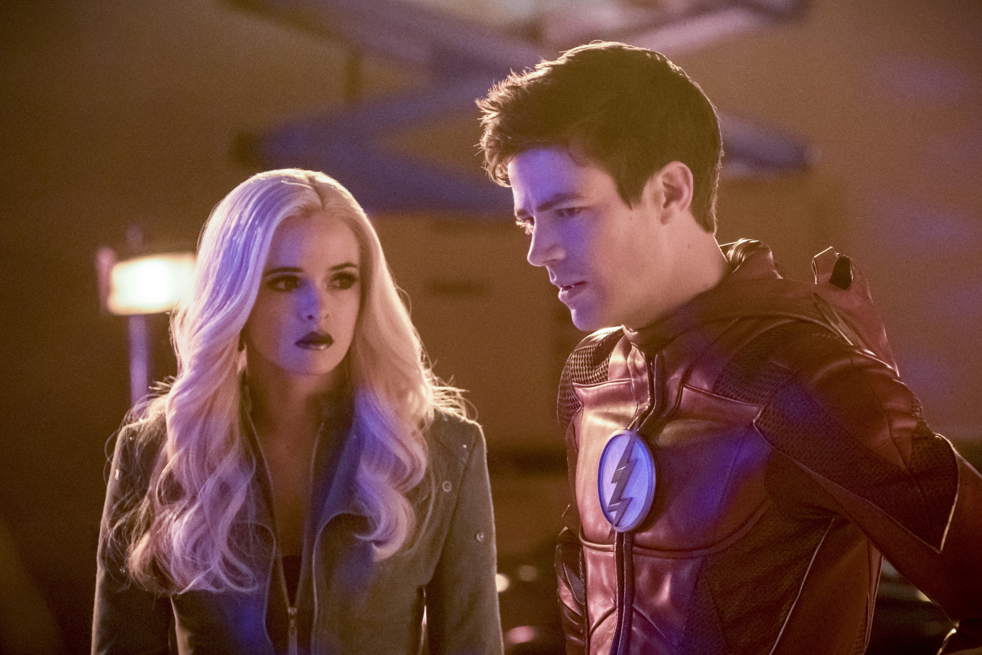 The Flash talks to Killer Frost.