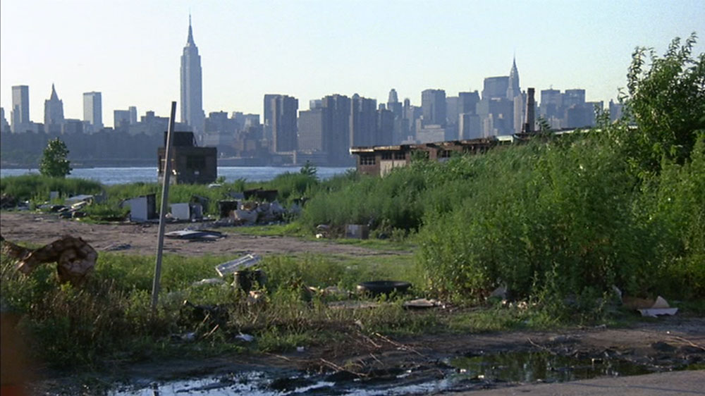 Empty Williamsburg lot in 1990